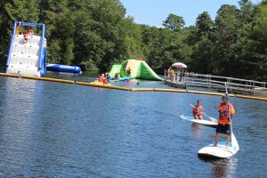 Lake activities at the JCC Camps at Medford